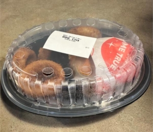 Fried food in packaging